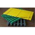 Caillebotis Pultruded de FRP / GRP, T-3320, 50 * 25.4 * 38.1 * 12.7mm, grille Pultruded, Fiberlass.